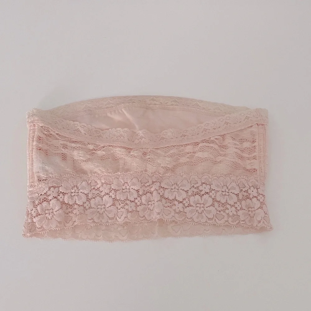 Free People Lace Longline Bandeau Bralette